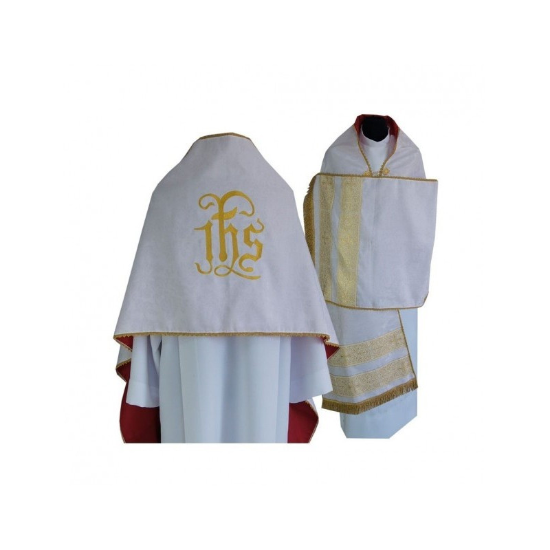 Bestickter liturgischer IHS-Schleier (12)