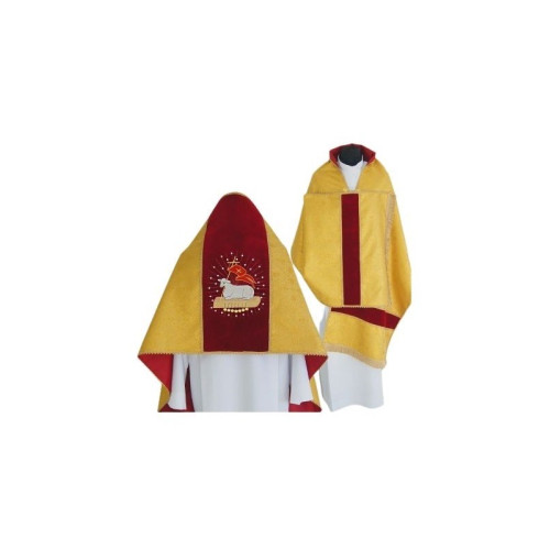 Liturgischer Schleier aus Brokat - Ostermotiv