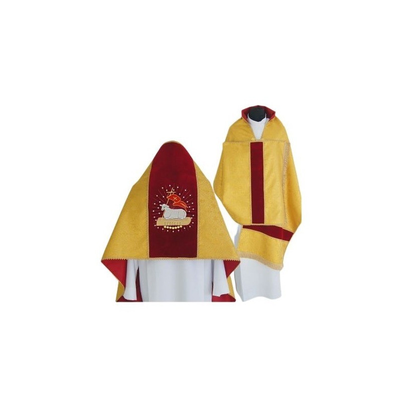 Liturgischer Schleier aus Brokat - Ostermotiv
