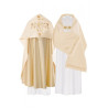 Liturgischer Satinschleier - gold IHS (33)