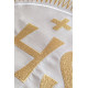 Liturgischer Satinschleier - gold IHS (35)