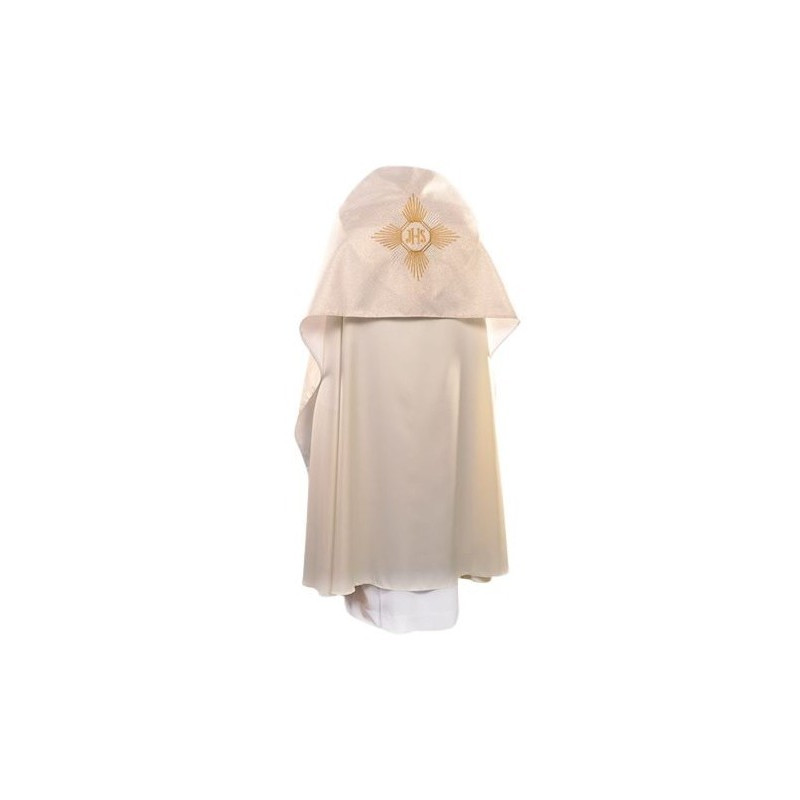 Liturgischer Schulterschleier ecru/gold (44)