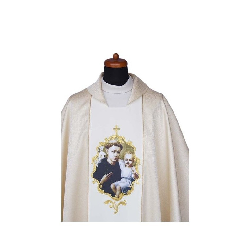 Messgewand mit dem Bild des heiligen Antonius