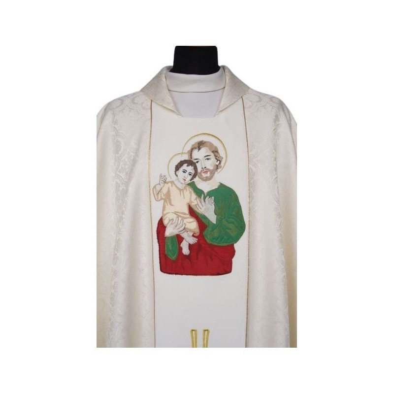 Messgewand gesticktes Bild - Heiliger Joseph