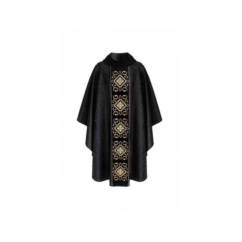 Messgewand gotisches Kreuz gestickt- liturgische Farben (5)