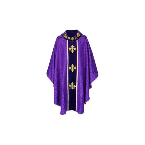 Messgewand Gotisches Kreuz - liturgische Farben (8)