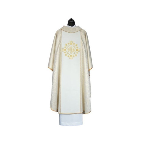 Eucharistisches Messgewand - ecrufarben