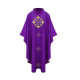 Messgewand mit eucharistischer Stickerei - violett