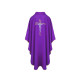 Messgewand mit Kreuz - violett
