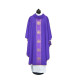 Messgewand mit Jerusalemkreuzen - violett