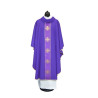 Messgewand mit Jerusalemkreuzen - violett
