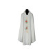 Messgewand mit gestickten Rosen