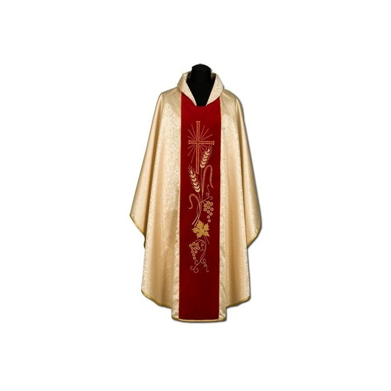 Messgewand aus Gold, Gürtel aus Samt (016)