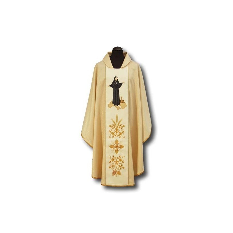 Gesticktes Messgewand der heiligen Faustina