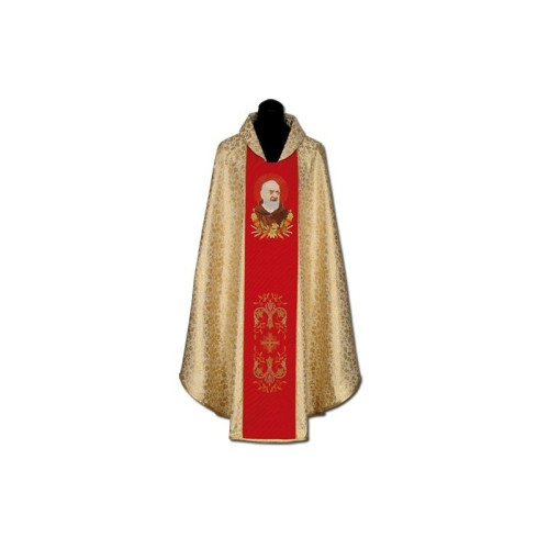Gesticktes Messgewand von Padre Pio