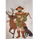 Gesticktes Messgewand von St. Hubert