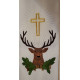 Gesticktes Messgewand von St. Hubert