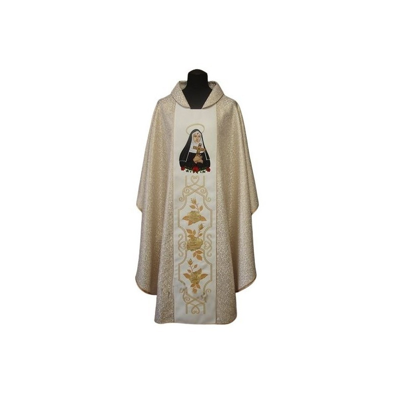 Gesticktes Messgewand St. Rita