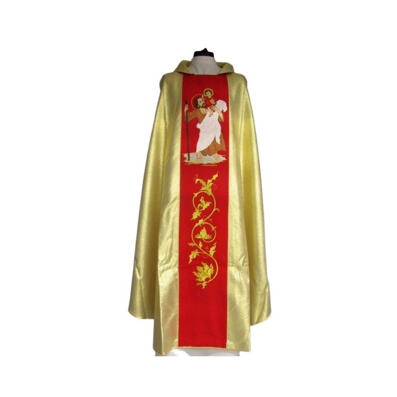 Goldenes Messgewand des Heiligen Christophorus