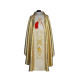 Messgewand mit dem Bildnis von Johannes Paul II. aus goldenem Material