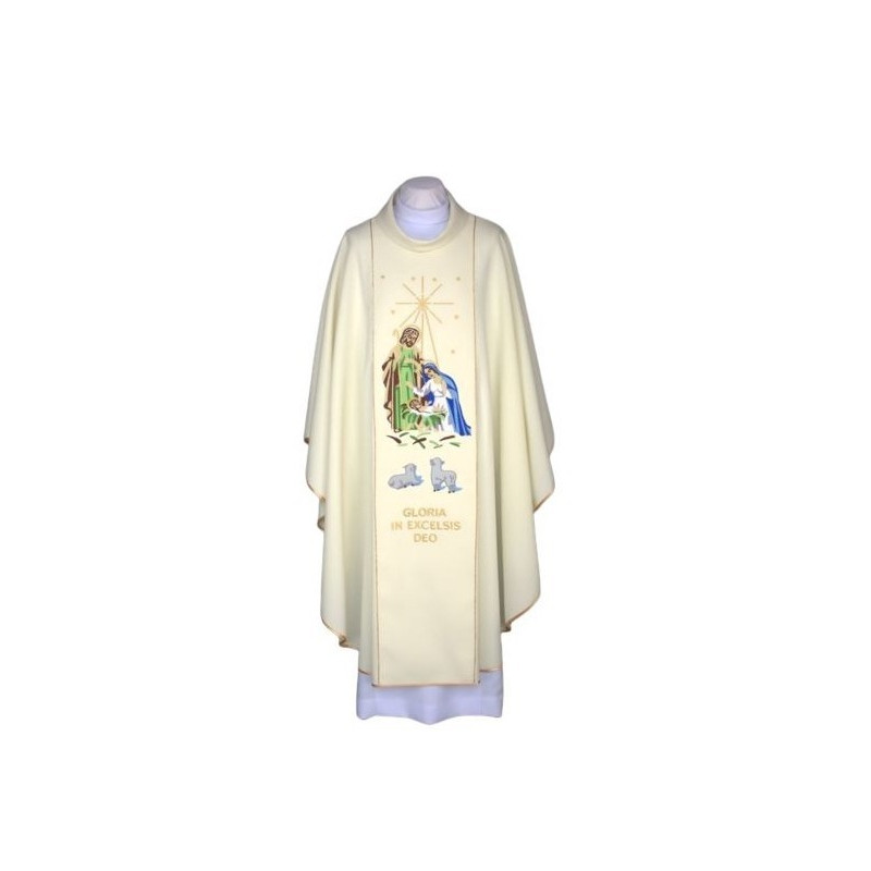 Weihnachtsmessgewand - gestickt (186)