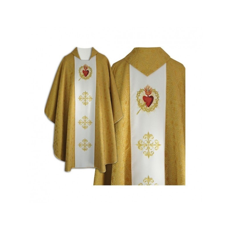 Gotisches Messgewand - Herz mit Dornenkrone (25)