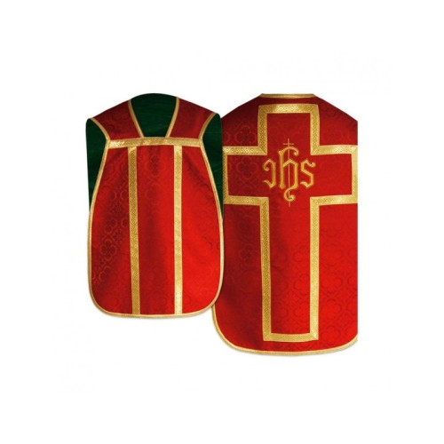 Römisches Messgewand IHS - liturgische Farben, Jacquard (29)