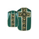 Römisches Messgewand IHS - liturgische Farben, Jacquard (35)