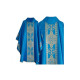 Marianisches Messgewand blau gestickt (26)