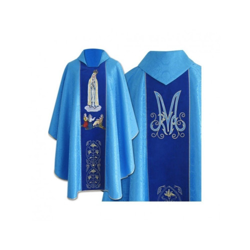 Gesticktes Messgewand Unsere Liebe Frau von Fatima (3)