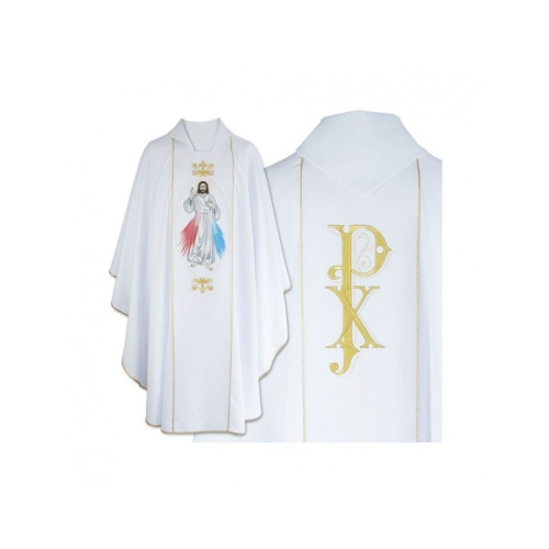 Gesticktes Messgewand von Jesus dem Barmherzigen (05)