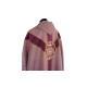 Halbgotisches Messgewand - verblasstes Rosa, Jacquard (58)