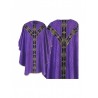Lila Messgewand semi gotisch - Jacquard Stoff (59)