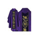 Gotisches Messgewand lila bestickt - Jacquard Stoff (51)