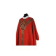 Messgewand semi gotisch rot - Jacquard Stoff (63)