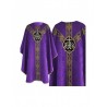 Messgewand semi gothic lila - Jacquard Stoff (65)