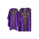 Messgewand semi gothic lila - Jacquard Stoff (65)