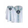 Marianisches Messgewand halbgotisch - Jacquard Stoff (68)