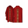 Gotisches rotes Messgewand - Jacquard-Stoff (70)