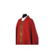 Gotisches rotes Messgewand - Jacquard-Stoff (70)