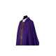 Gotisches violettes Messgewand - Jacquard Stoff (71)