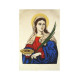 Gesticktes Messgewand mit dem Bild der heiligen Lucia
