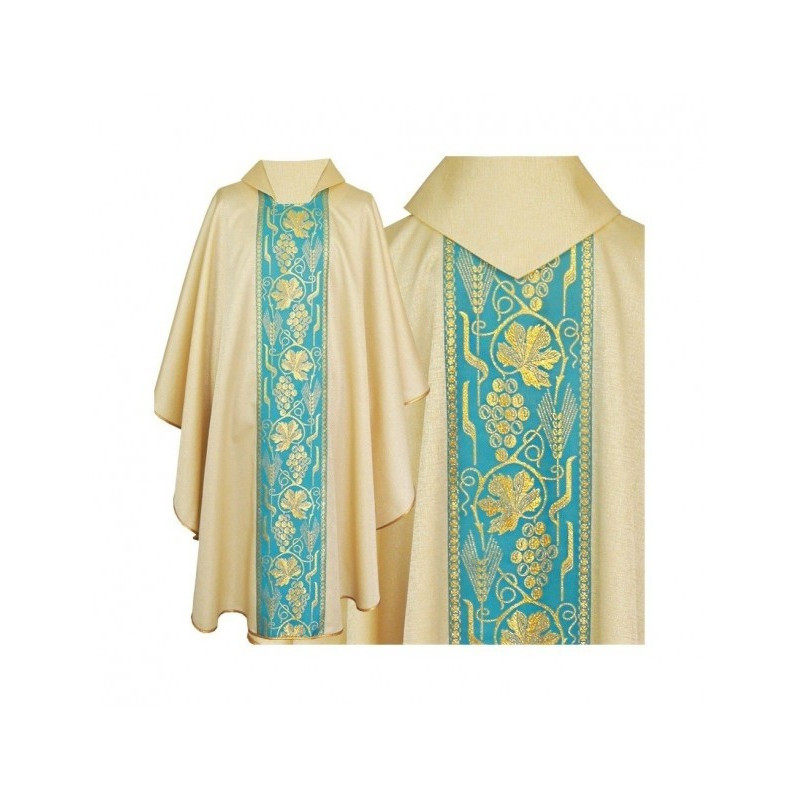 Gotisches Messgewand, Jacquard-Stoff, Gold (65)