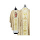 Gesticktes Messgewand mit dem Bild von Jesus Christus