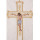 Gesticktes Messgewand Jesus am Kreuz - ecru (190)