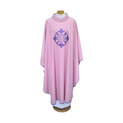 Gesticktes Messgewand rosa - IHS (01)
