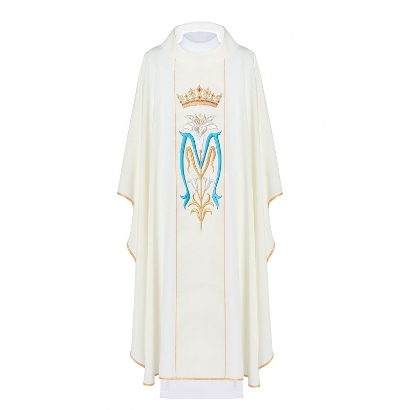 Marianisches Messgewand gestickt (19)