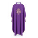 Gesticktes Messgewand mit IHS - liturgische Farben (41)