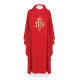 Gesticktes Messgewand mit IHS - liturgische Farben (41)