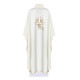 Gesticktes Messgewand mit Kreuz + Ohren - liturgische Farben (42)